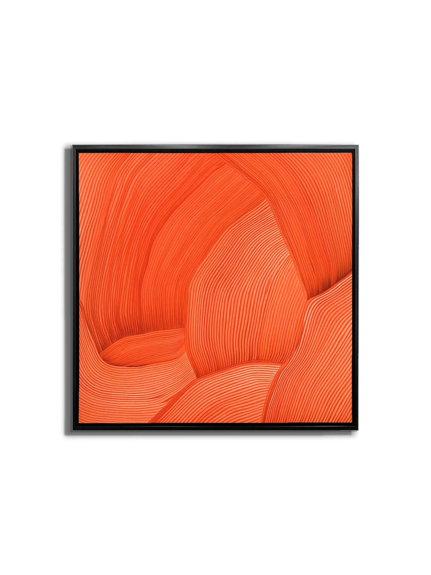 Wall Art 3D Line Drawing 36" x 36" Fine Art Canvas - Image 3