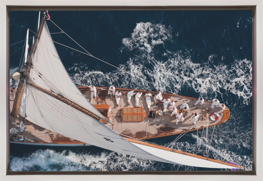 Wall art Above Moonbeam Canvas Print