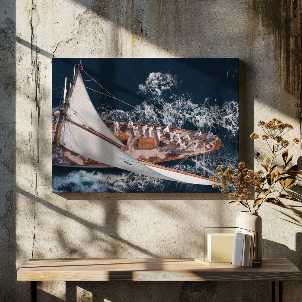 Wall art Above Moonbeam Canvas Print - Image 5