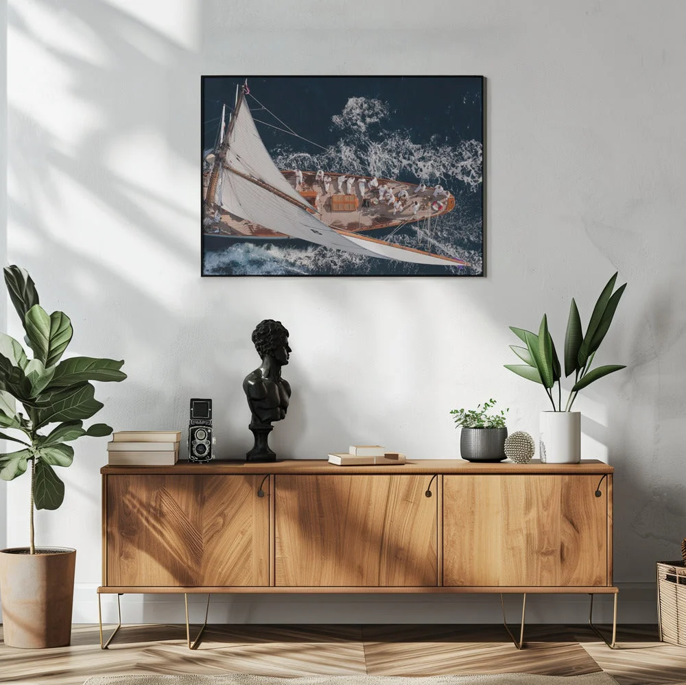 Wall art Above Moonbeam Canvas Print - Image 6