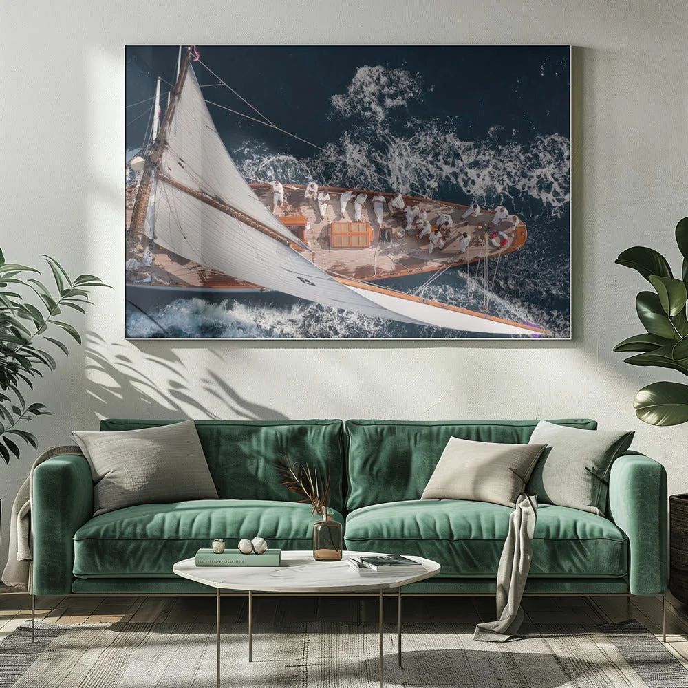 Wall art Above Moonbeam Canvas Print - Image 7
