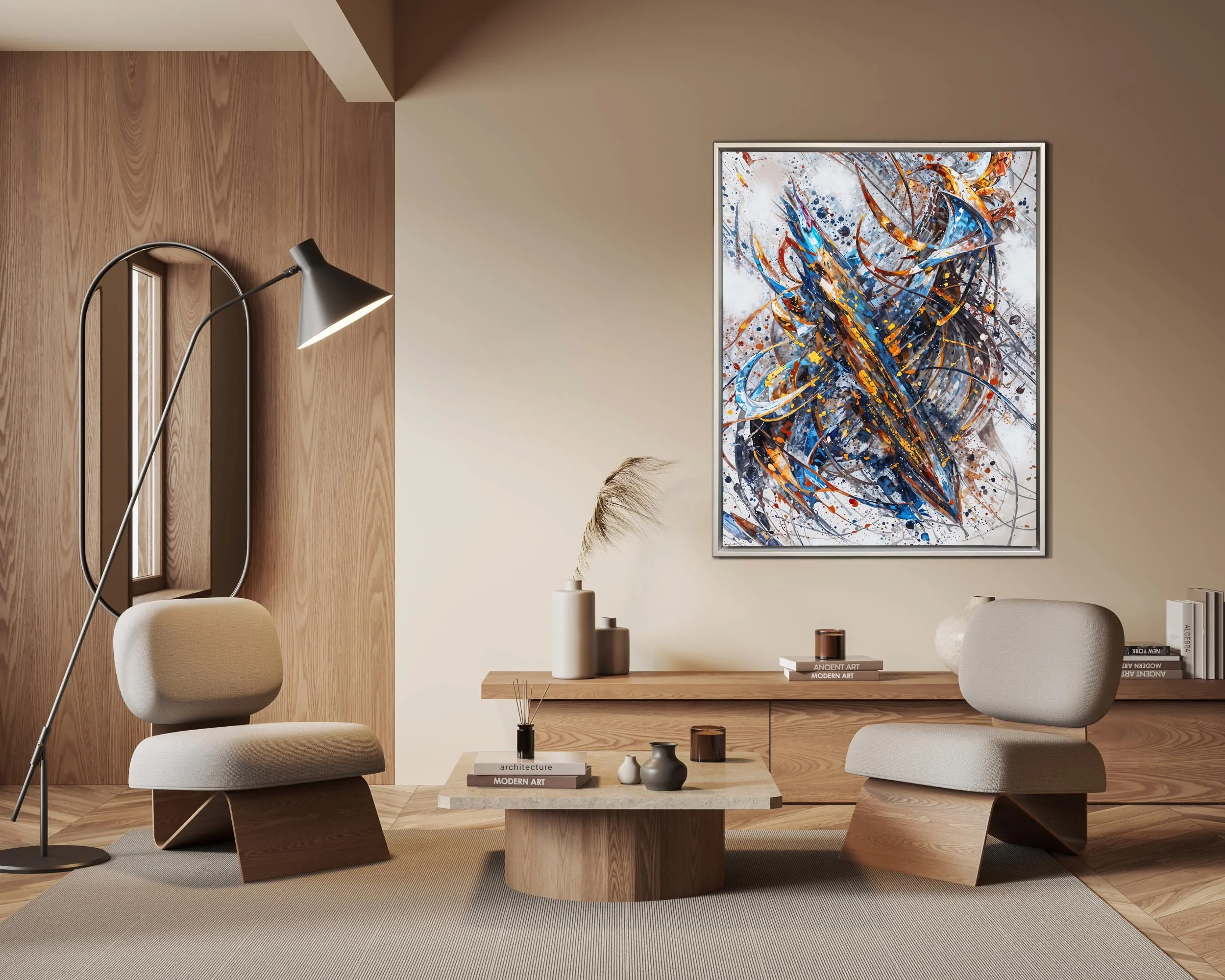 Wall Art-Abstract 2-Canvas Printed-Artwork - Image 12