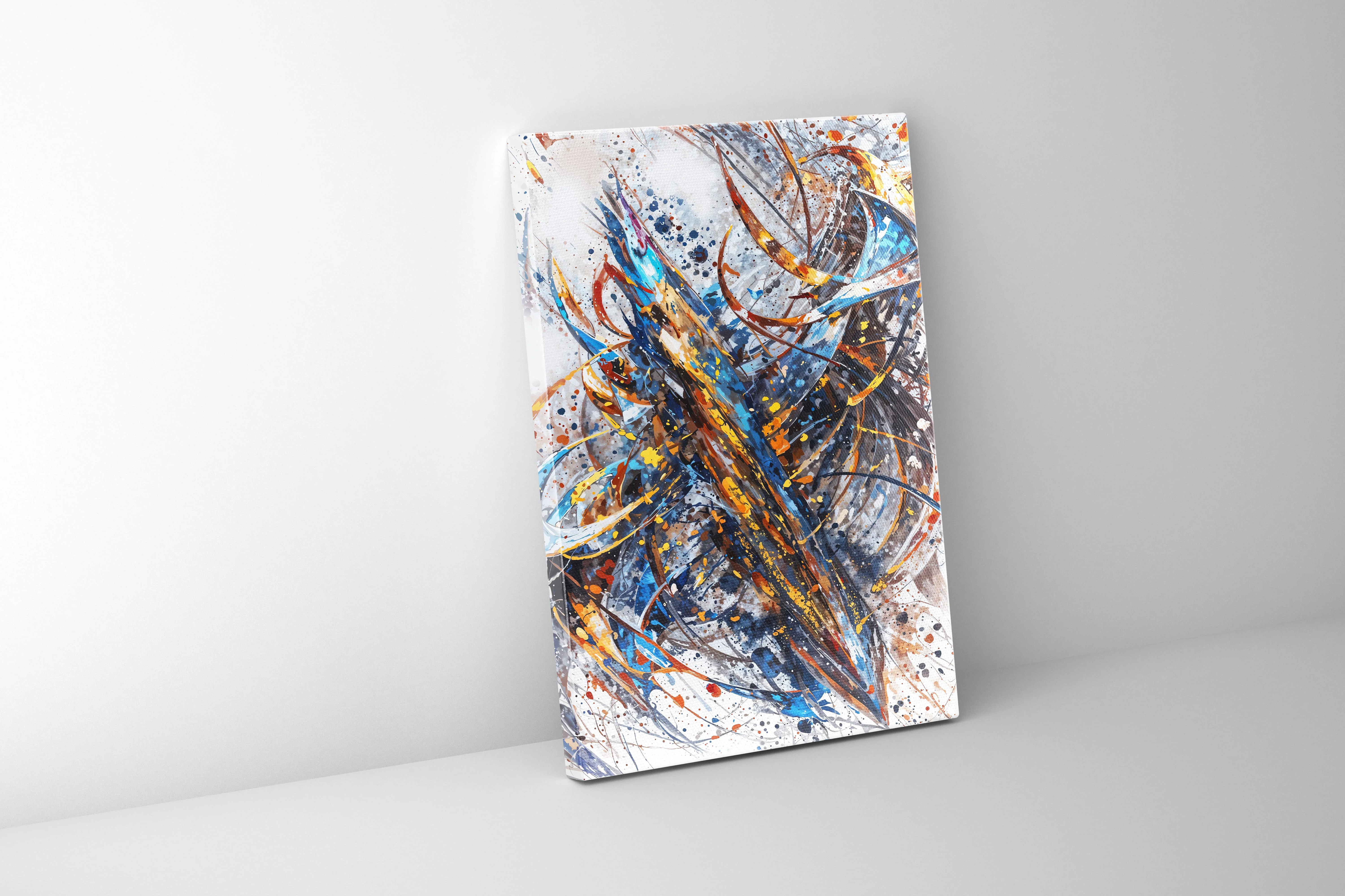 Wall Art-Abstract 2-Canvas Printed-Artwork - Image 2