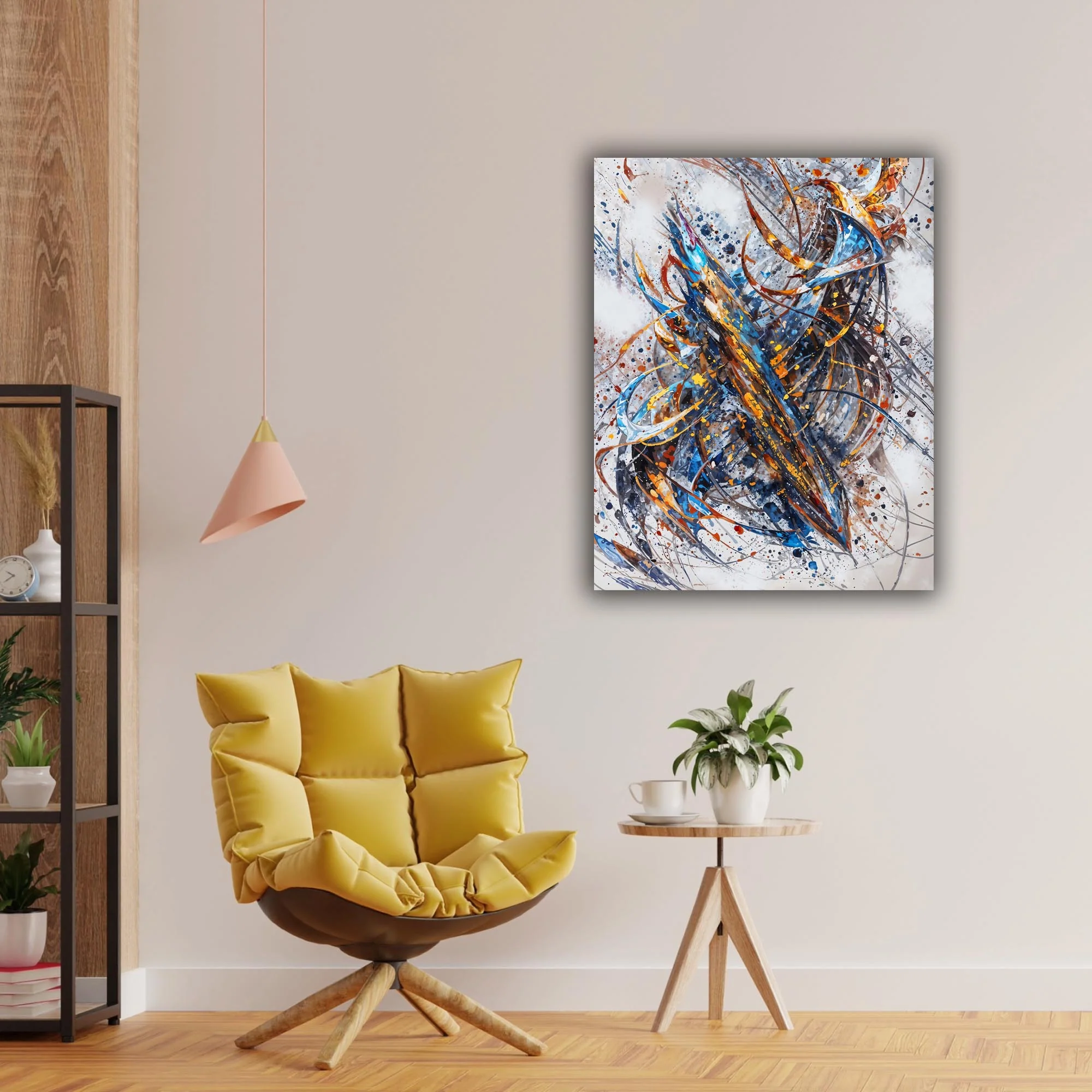 Wall Art-Abstract 2-Canvas Printed-Artwork - Image 4