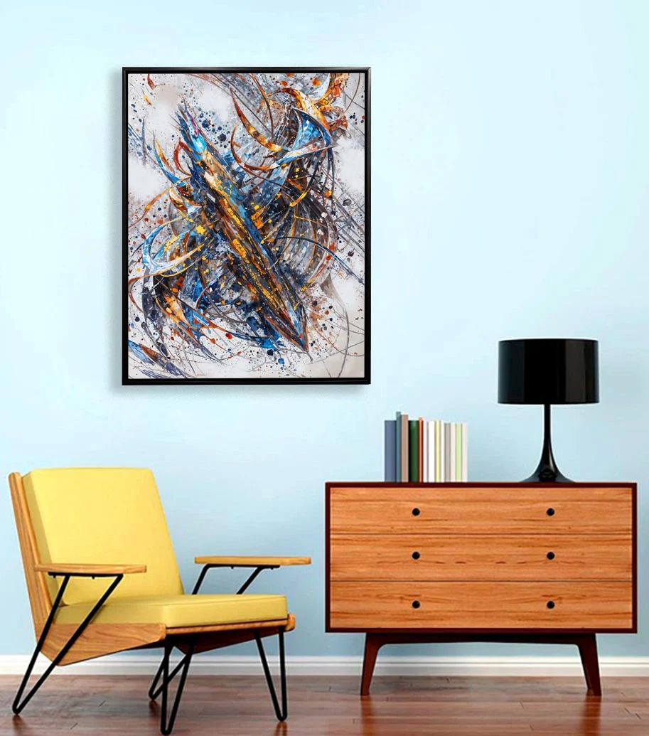 Wall Art-Abstract 2-Canvas Printed-Artwork - Image 8