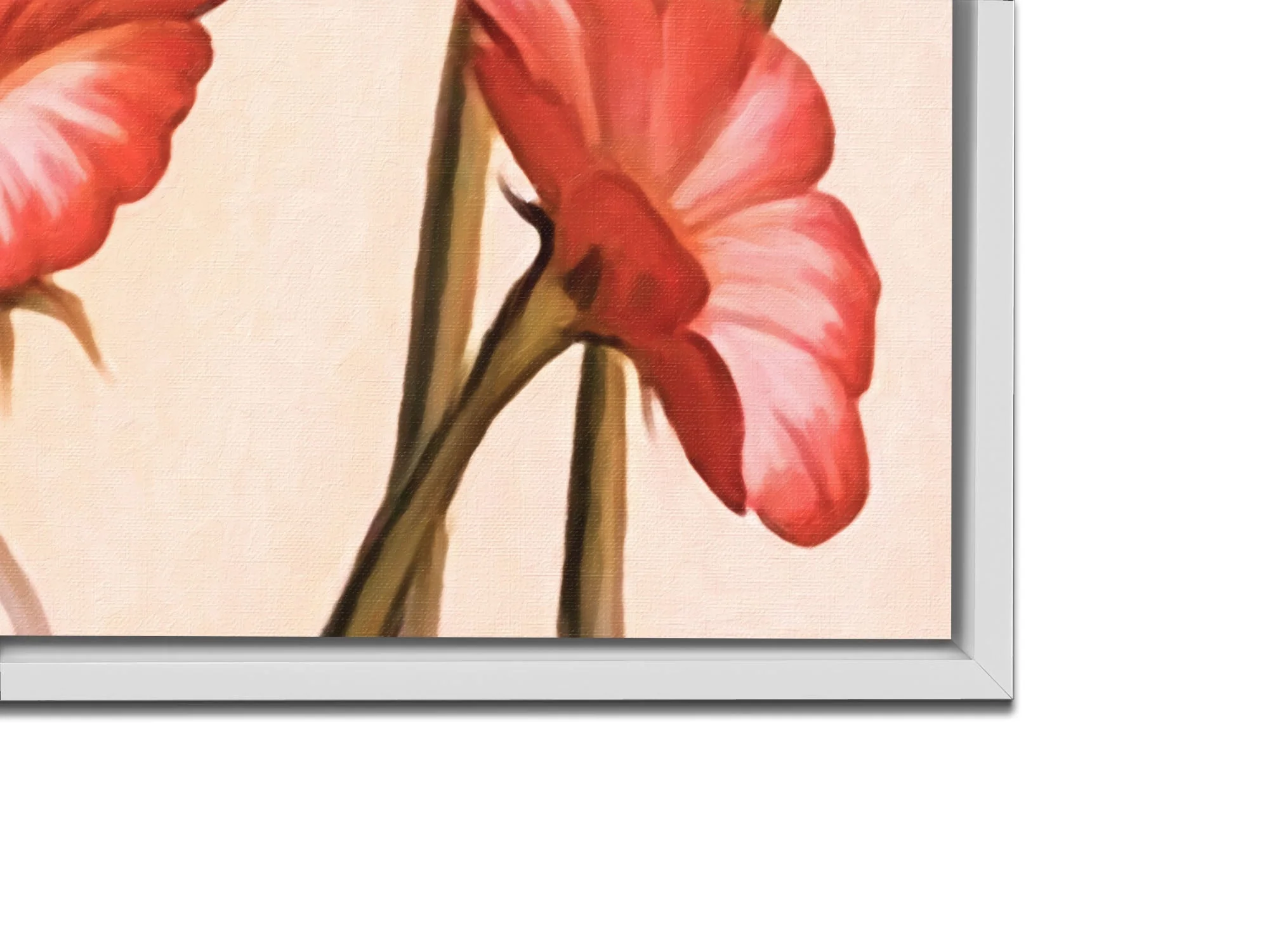 Wall Art Abstract Flower Face- Fine Canvas - Image 11