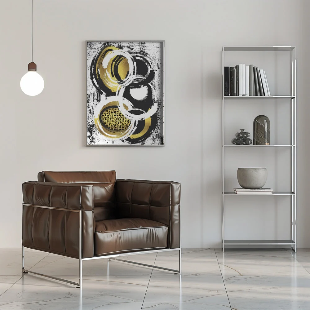 Wall art Abstract Painting No. 2 | gold - Image 8