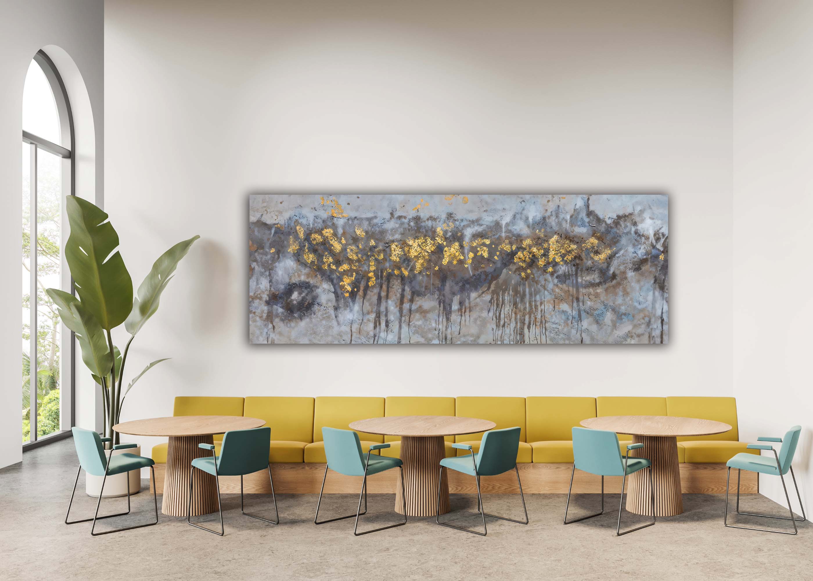 Wall art- Abstract Trees Canvas-Artwork - Image 4
