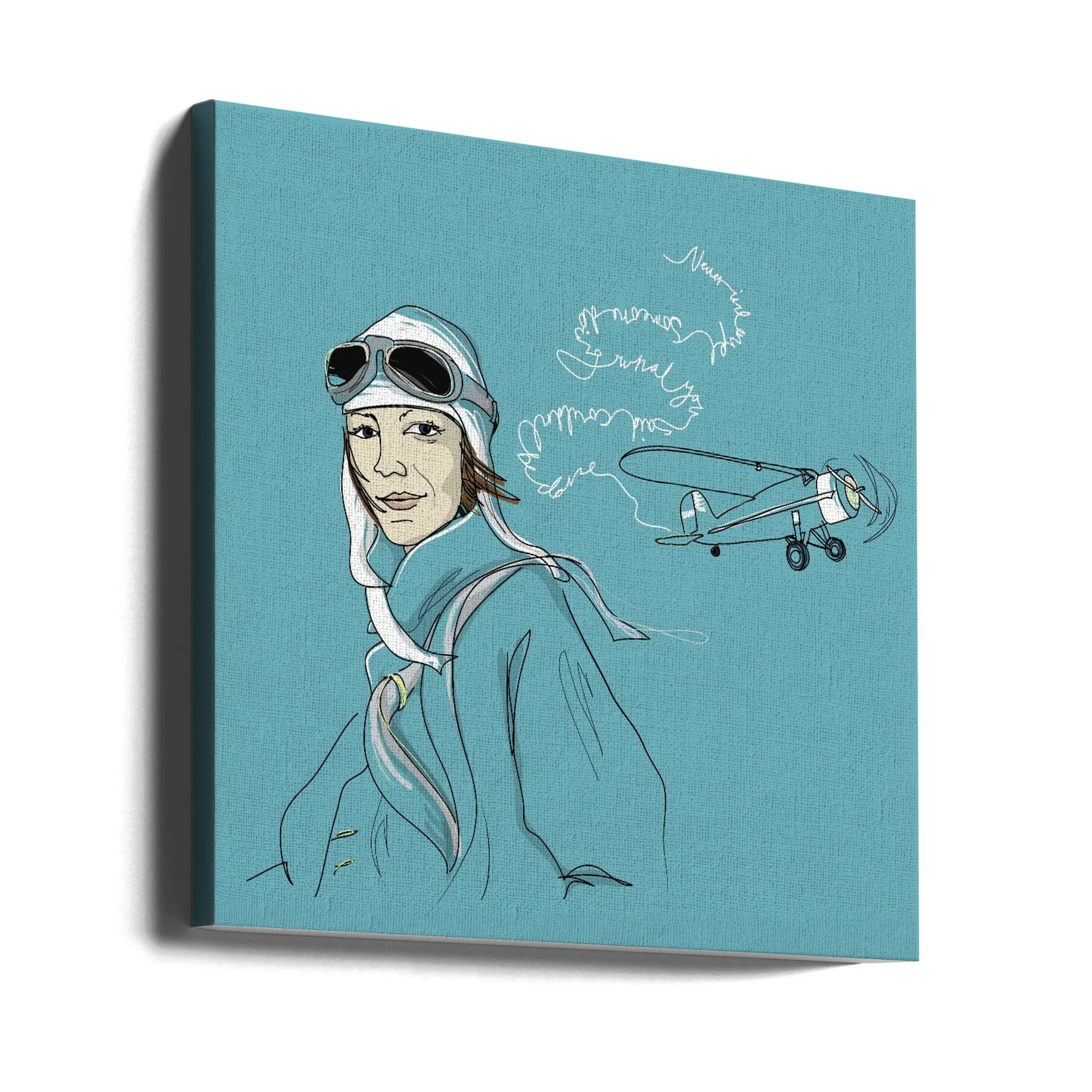 Wall art Amelia Earhart - Image 10