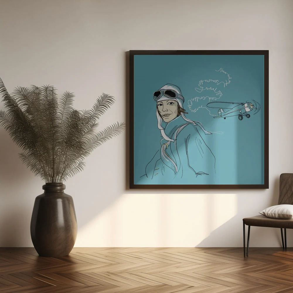 Wall art Amelia Earhart - Image 11