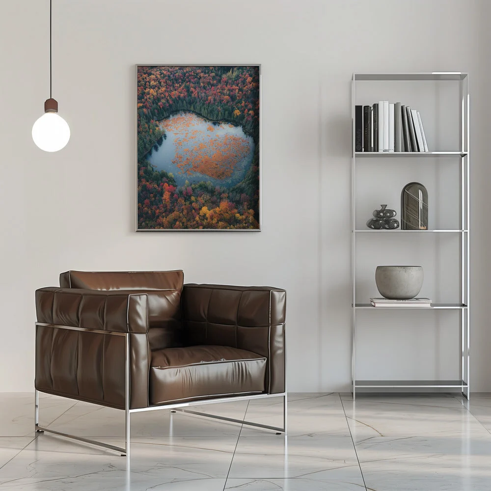 Wall art Autumn at the Lake - Image 8