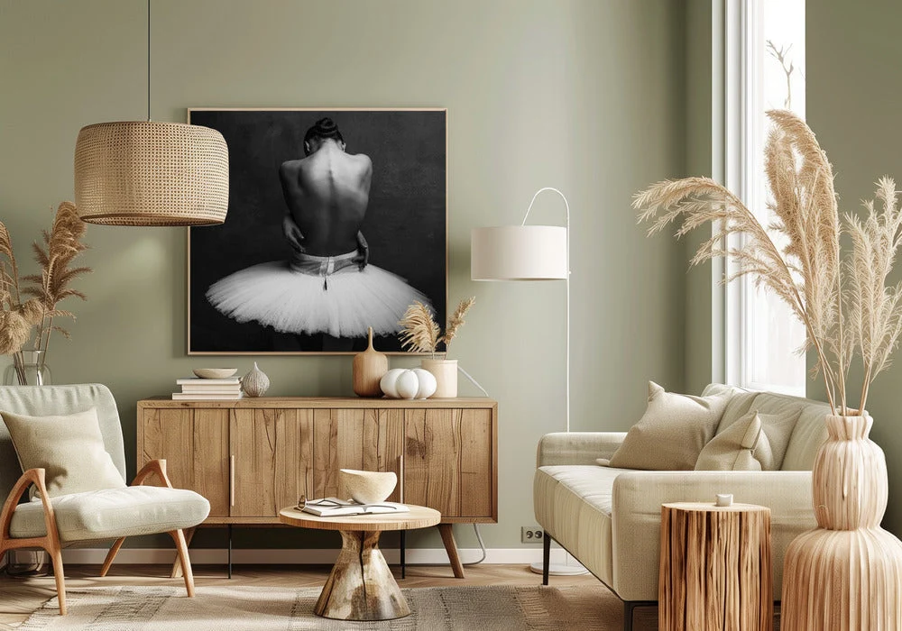 Wall art ballerina's back 2 - Image 9