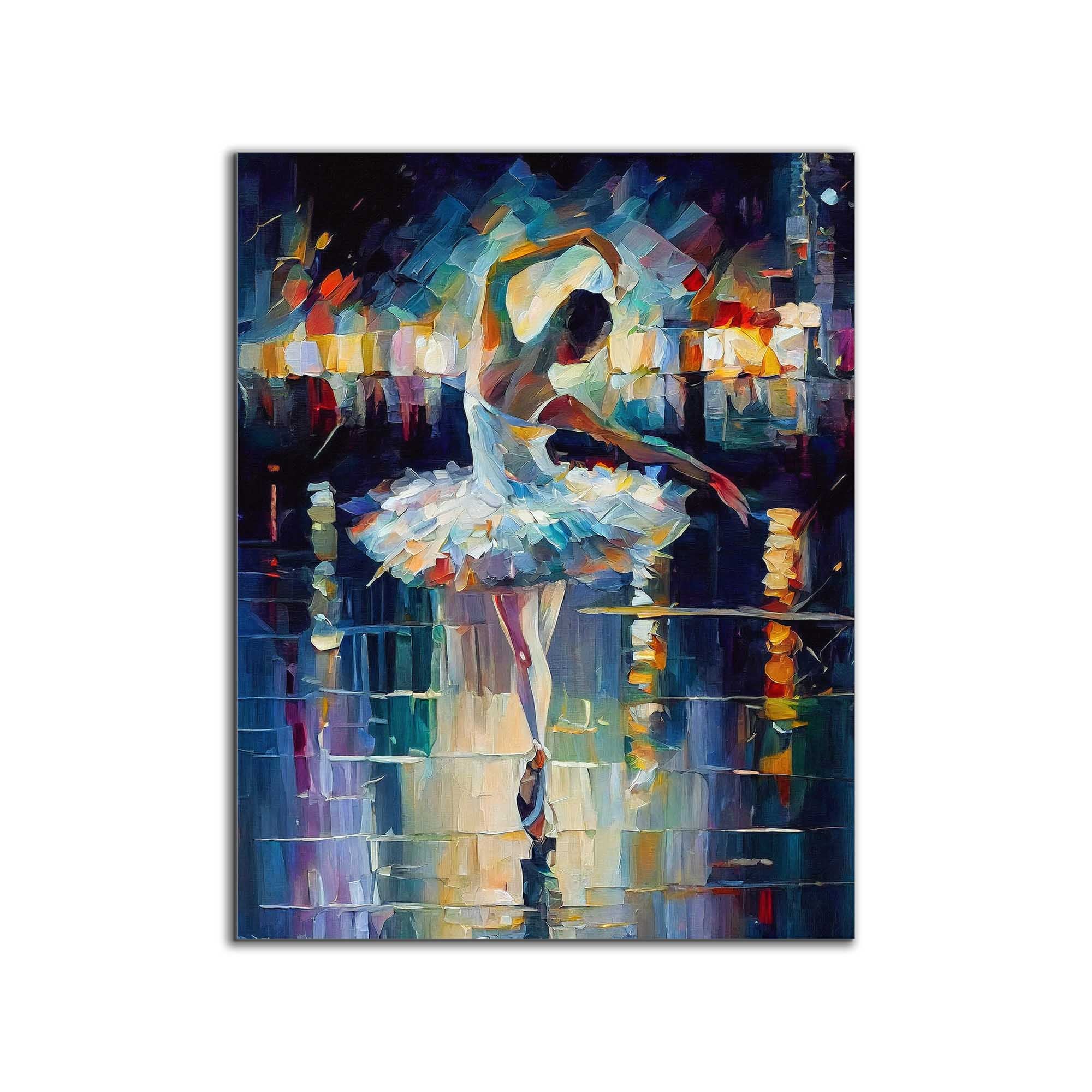 Wall Art Ballet Dancer -Fine Art Canvas Print- - Image 3