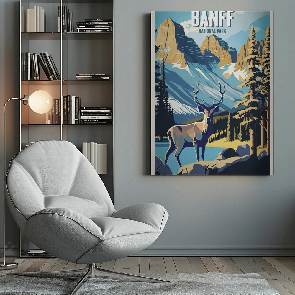 Wall art Banff National Park - Image 10