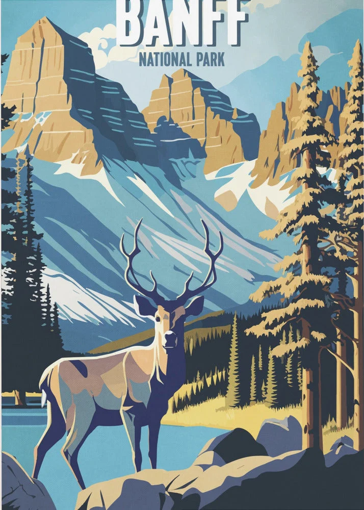 Wall art Banff National Park - Image 2