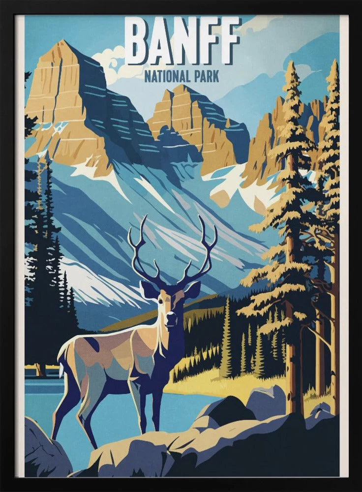Wall art Banff National Park - Image 3