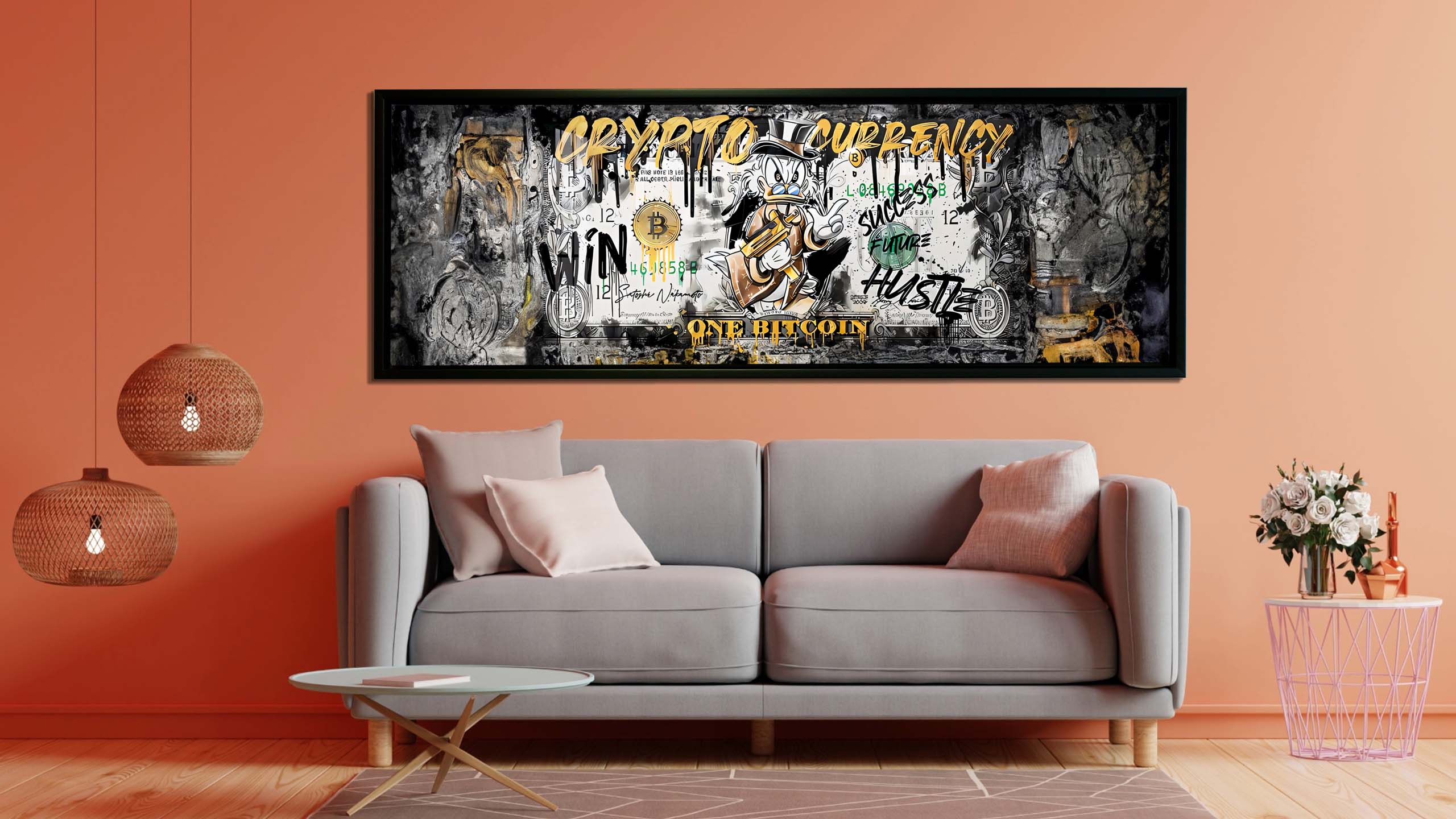 Wall art-Bitcoin Pop art-Canvas Printed - Image 10