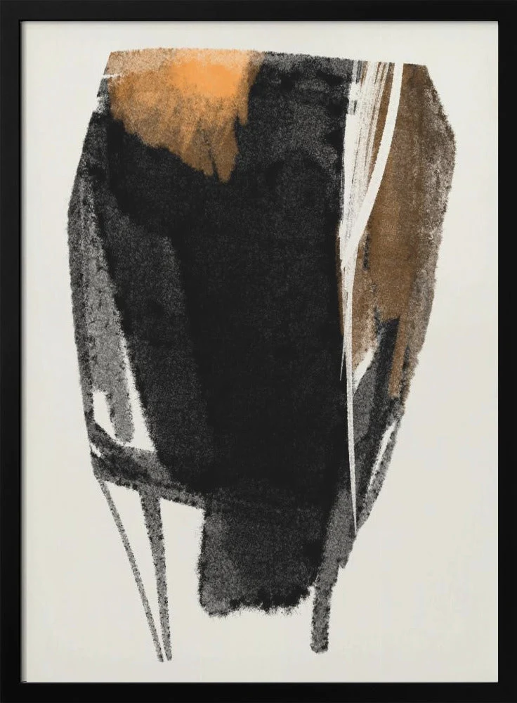 Wall art Black Figure On Neutral Background 2 - Image 3