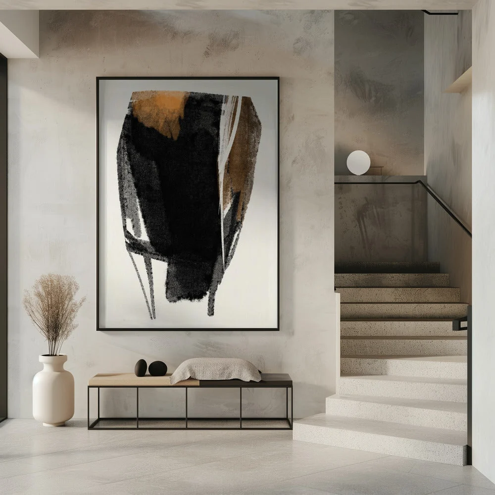 Wall art Black Figure On Neutral Background 2 - Image 7
