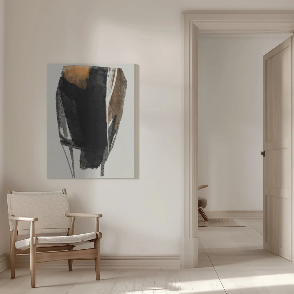 Wall art Black Figure On Neutral Background 2 - Image 9