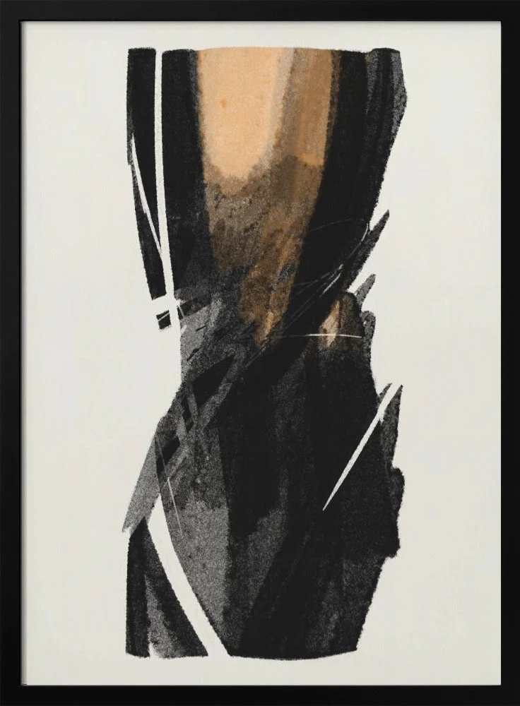 Wall art Black Figure On Neutral Background 3 - Image 2