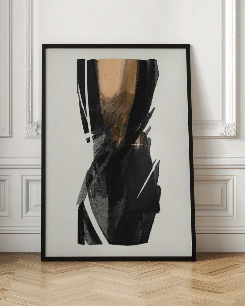 Wall art Black Figure On Neutral Background 3 - Image 4