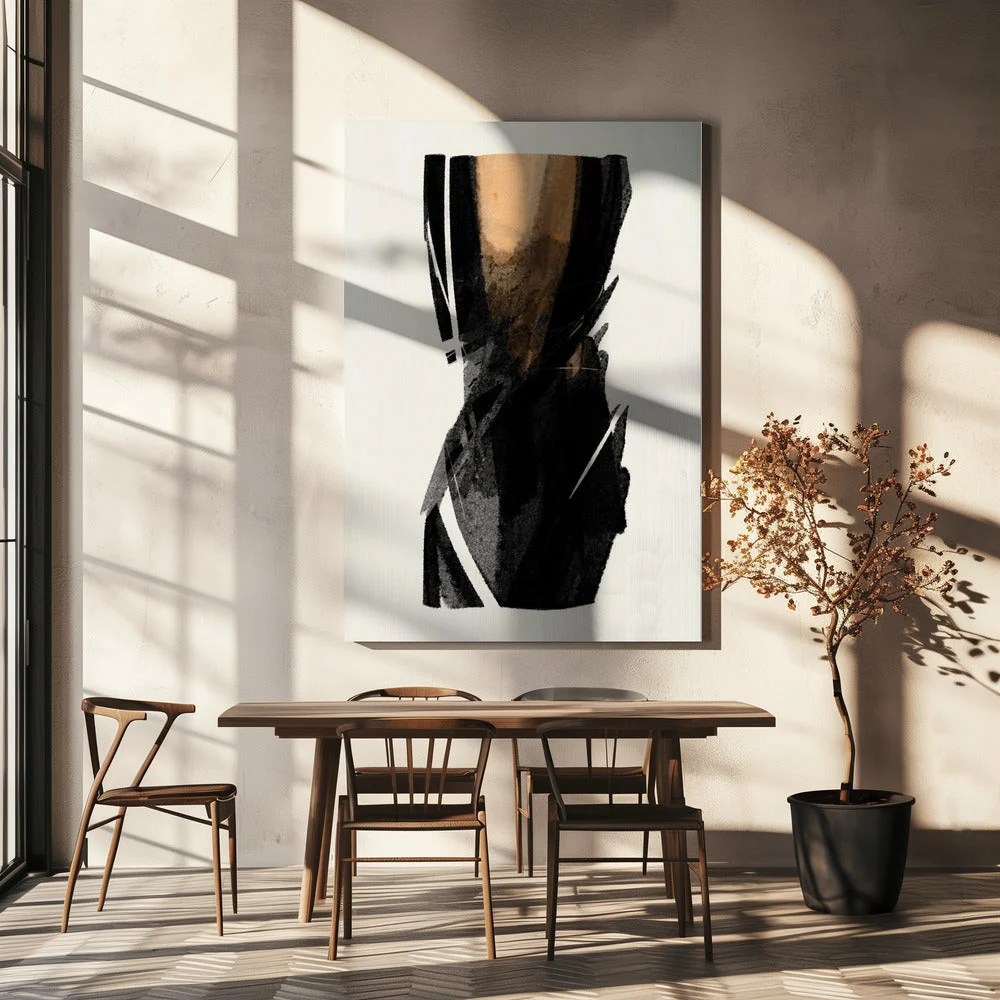 Wall art Black Figure On Neutral Background 3 - Image 5