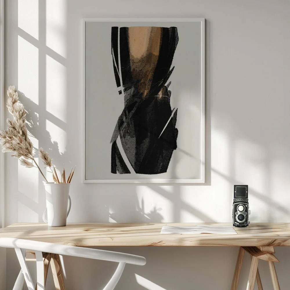 Wall art Black Figure On Neutral Background 3 - Image 6