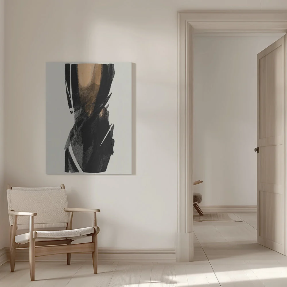 Wall art Black Figure On Neutral Background 3 - Image 9