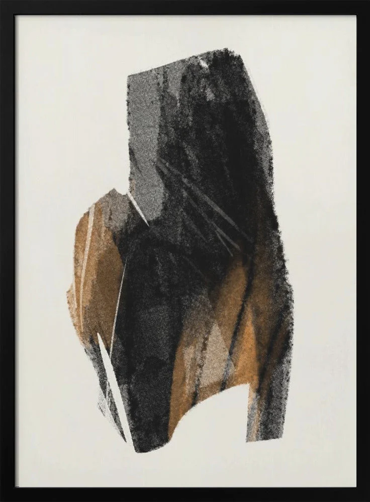 Wall art Black Figure On Neutral Background 4 - Image 3