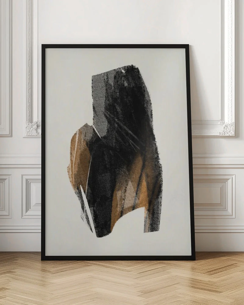 Wall art Black Figure On Neutral Background 4 - Image 4
