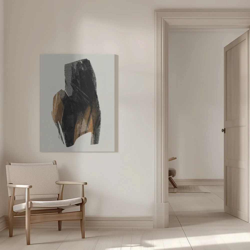 Wall art Black Figure On Neutral Background 4 - Image 9