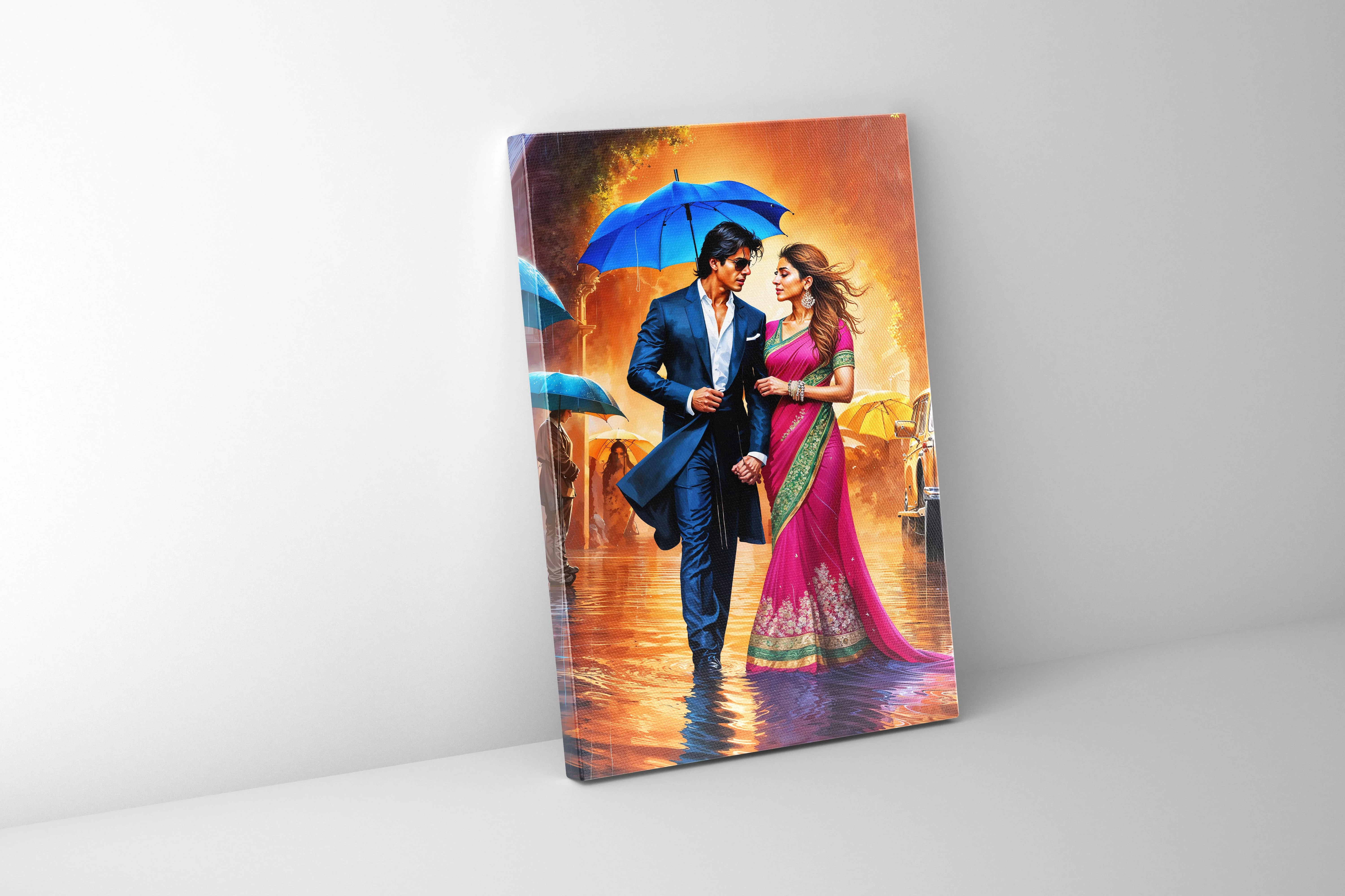 Wall art Bollywood Part 1 "Boy meets Girl"- - Image 2