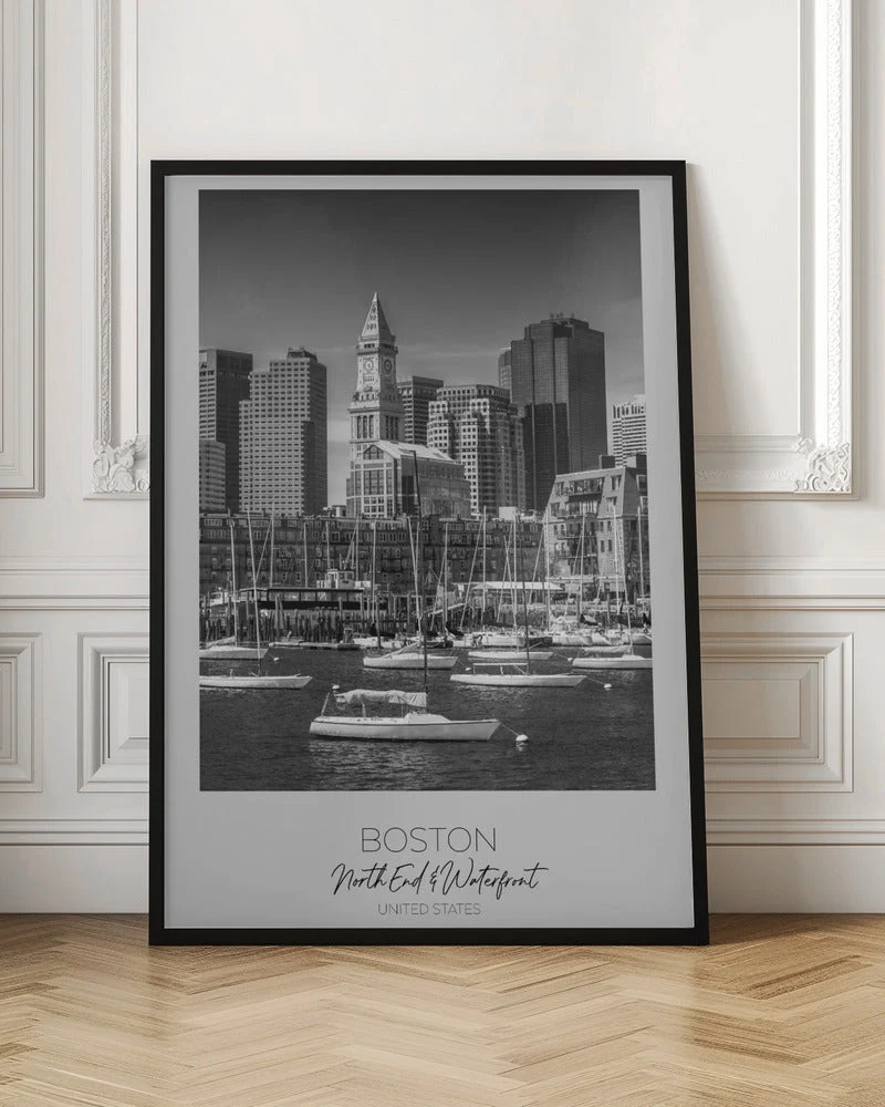 Wall Art BOSTON Skyline North End &amp; Waterfront - Image 4