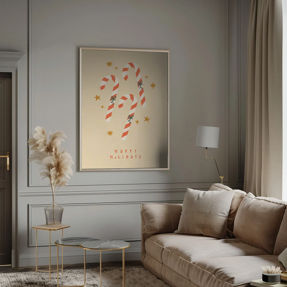 Wall art Candy Cane Canvas Print - Image 12