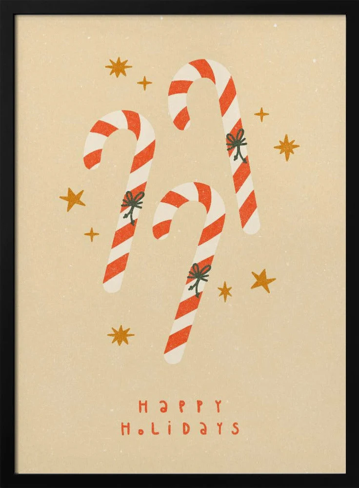 Wall art Candy Cane Canvas Print - Image 4