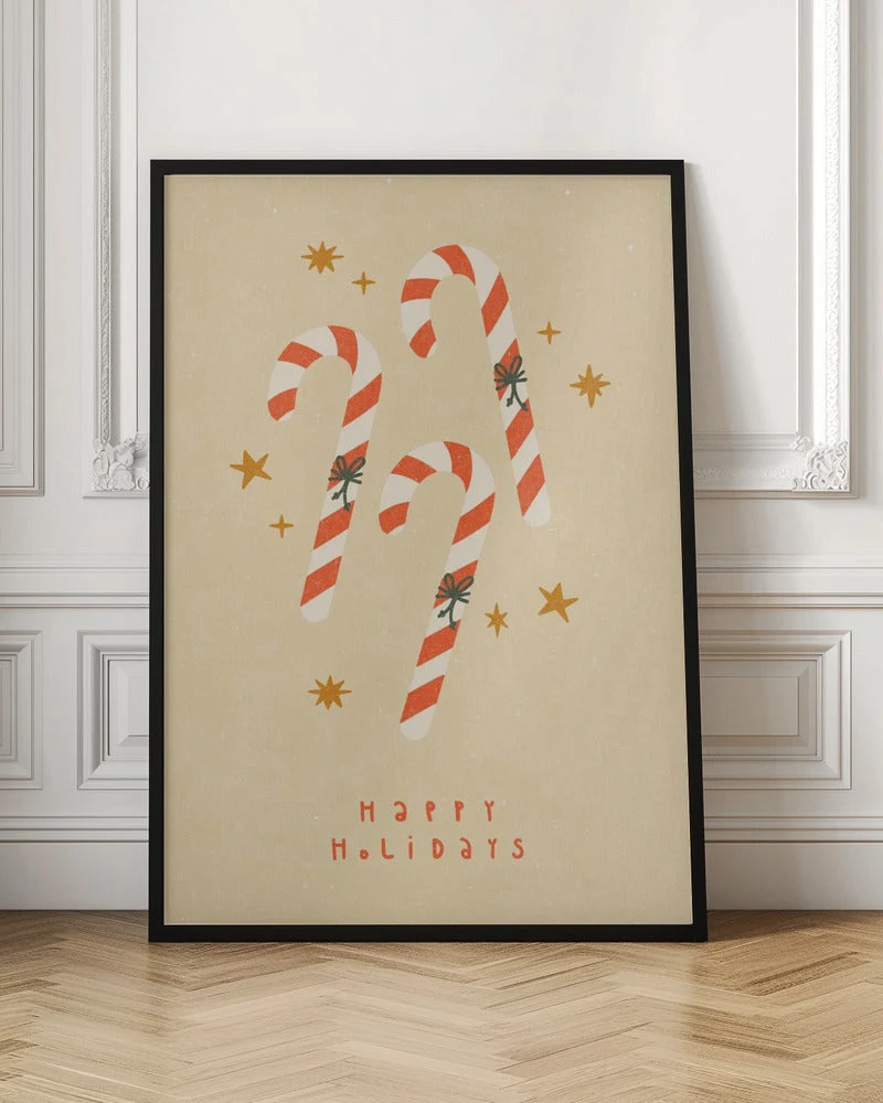 Wall art Candy Cane Canvas Print - Image 5