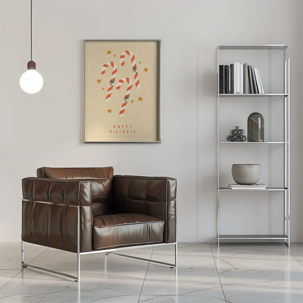 Wall art Candy Cane Canvas Print - Image 8