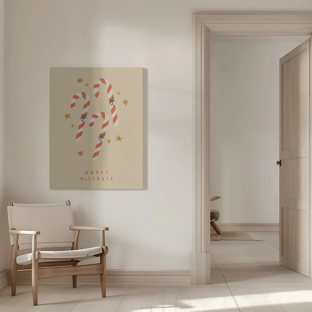 Wall art Candy Cane Canvas Print - Image 9