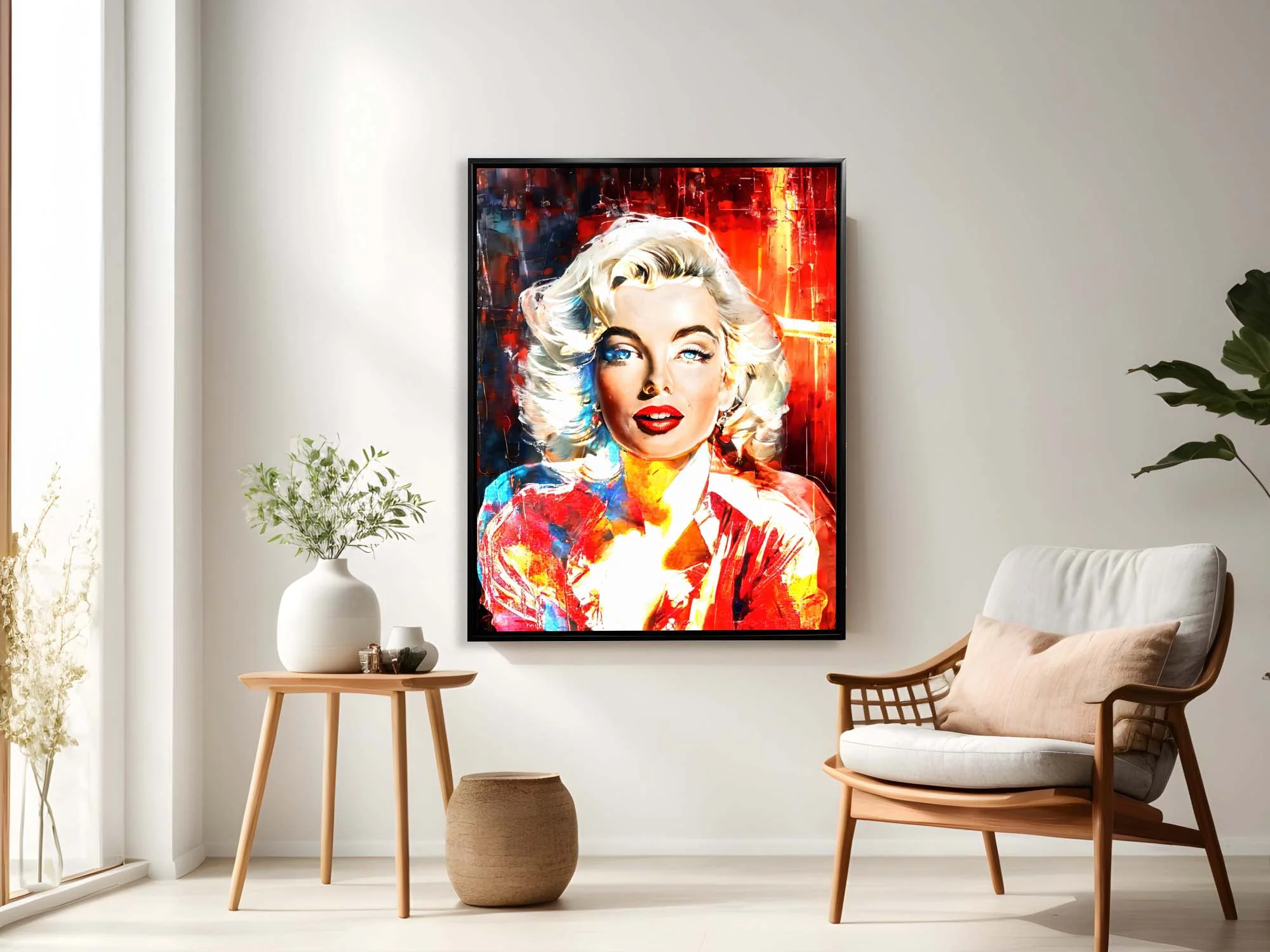 Wall Art Captivating Marylinn Monroe" 36" x 48" - Image 2