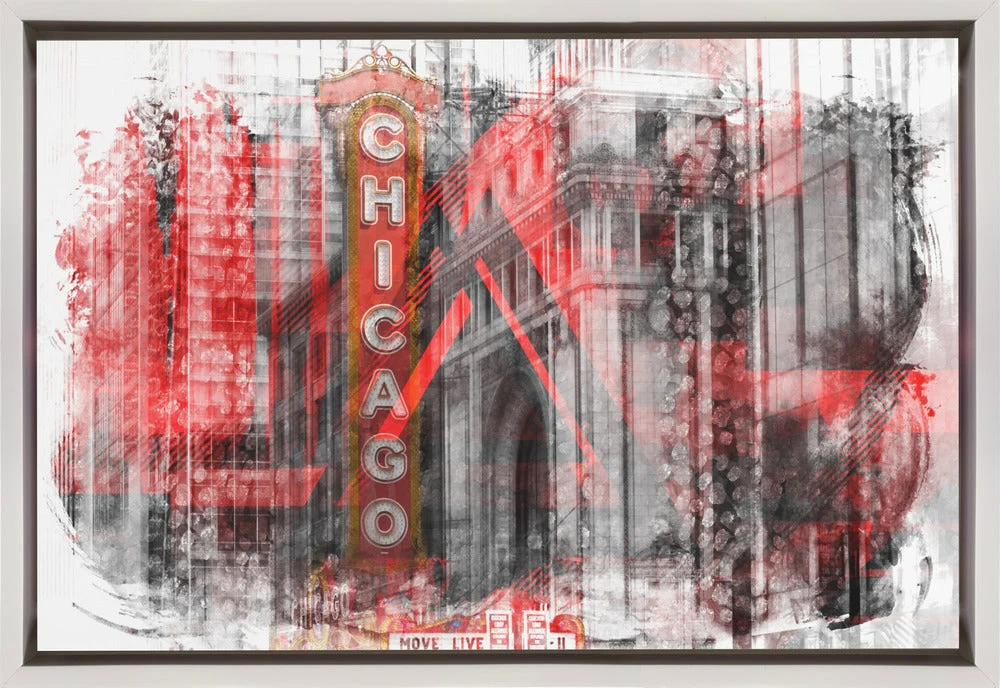 Wall art Chicago | Geometric Mix No. 4 - Image 2
