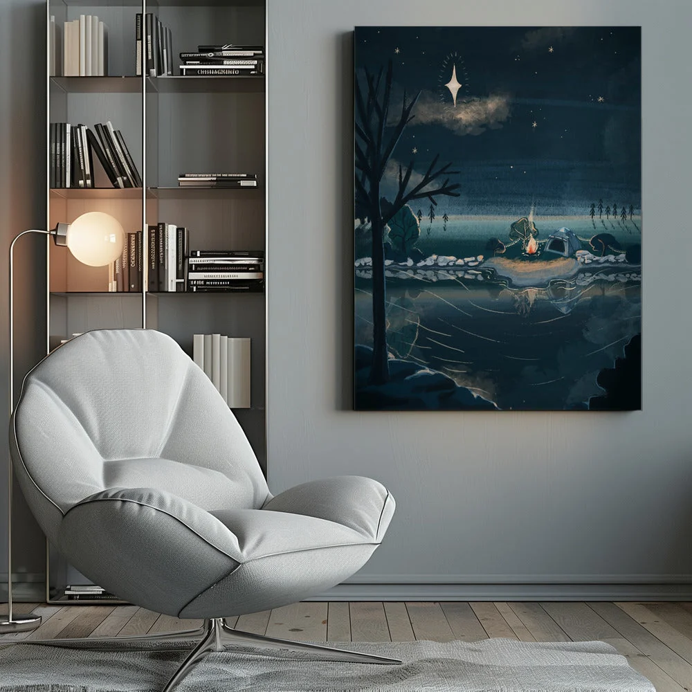 Wall art Christmas Camping - Image 10