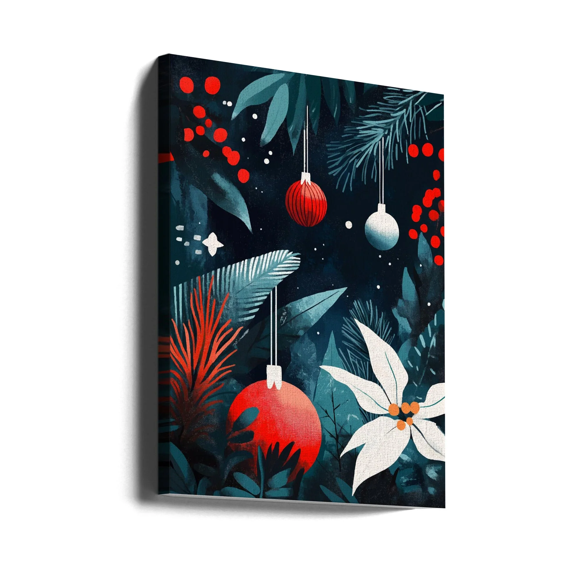 Wall art Christmas Evening Canvas Print - Image 2