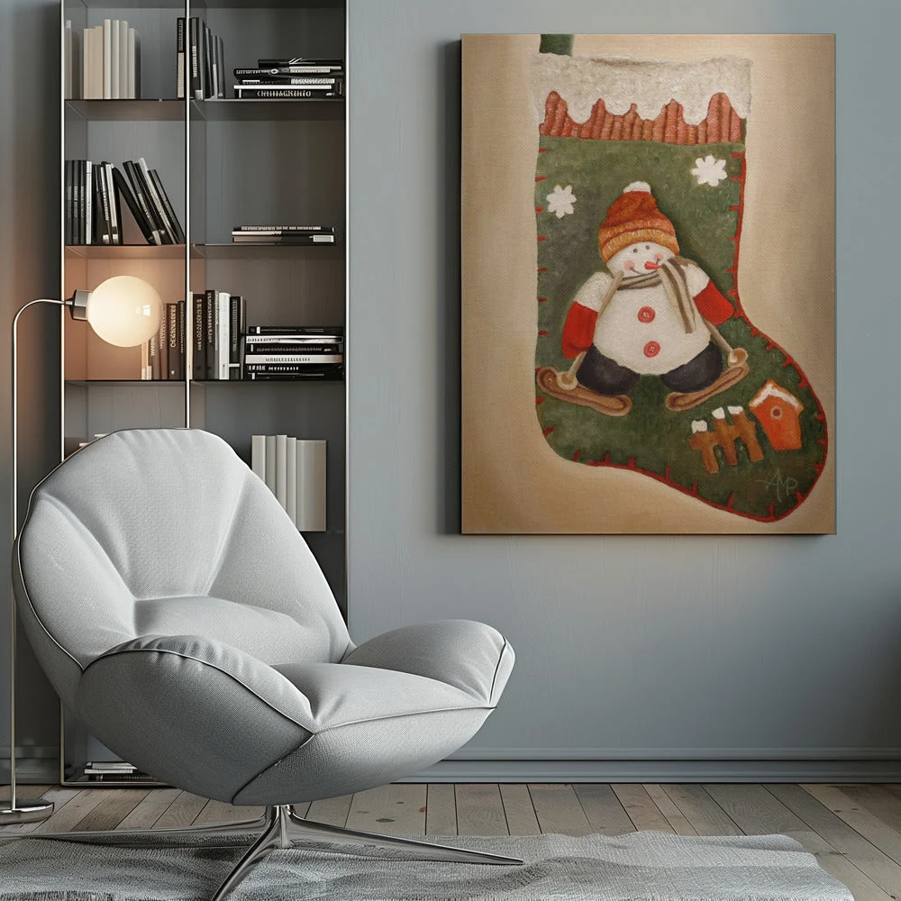 Wall art Christmas Stocking - Image 10