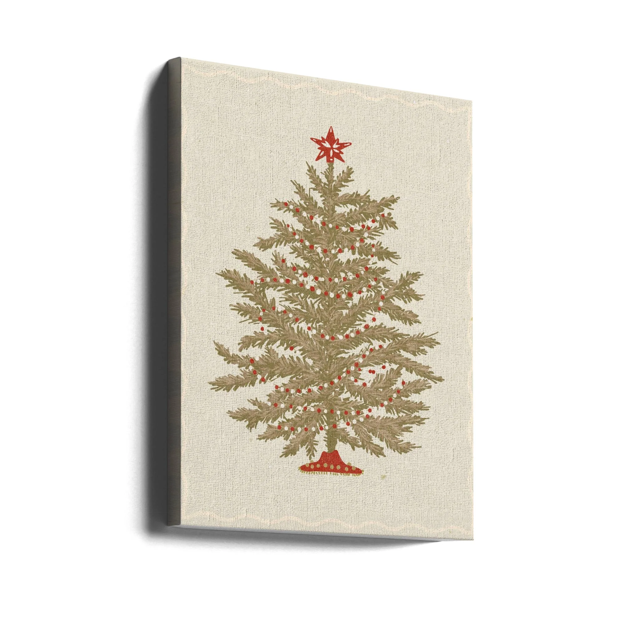 Wall art Christmas tree 02 Canvas Print - Image 2