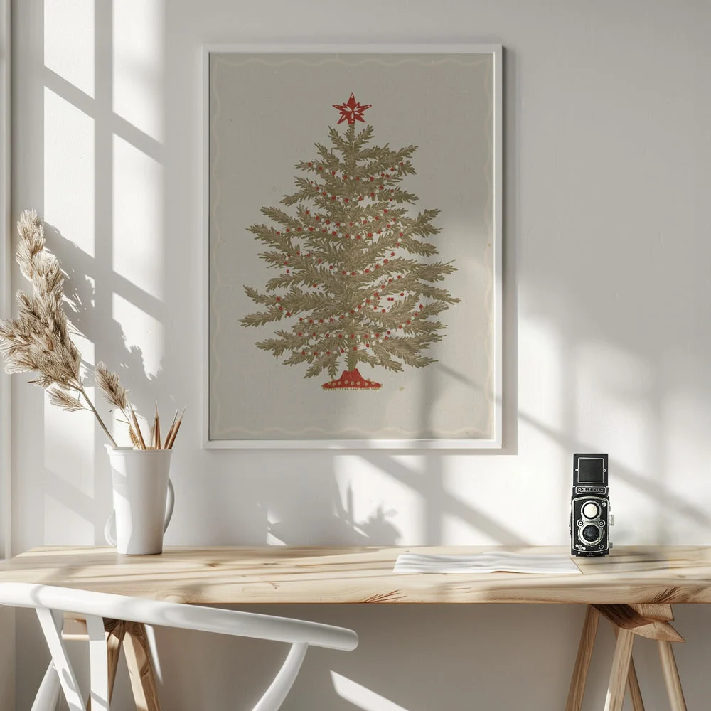 Wall art Christmas tree 02 Canvas Print - Image 6