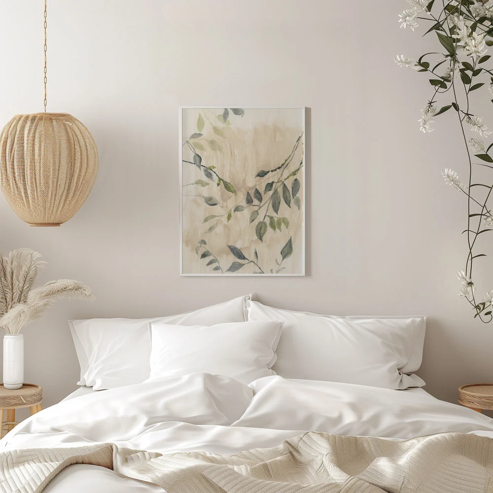 Wall art Colour Washed Leaves No1 - Image 11