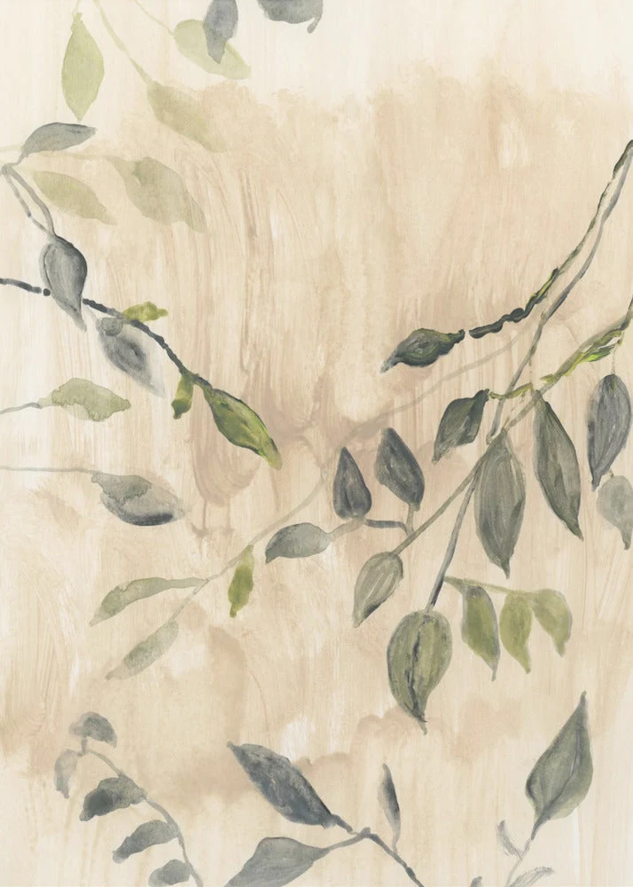 Wall art Colour Washed Leaves No1 - Image 2