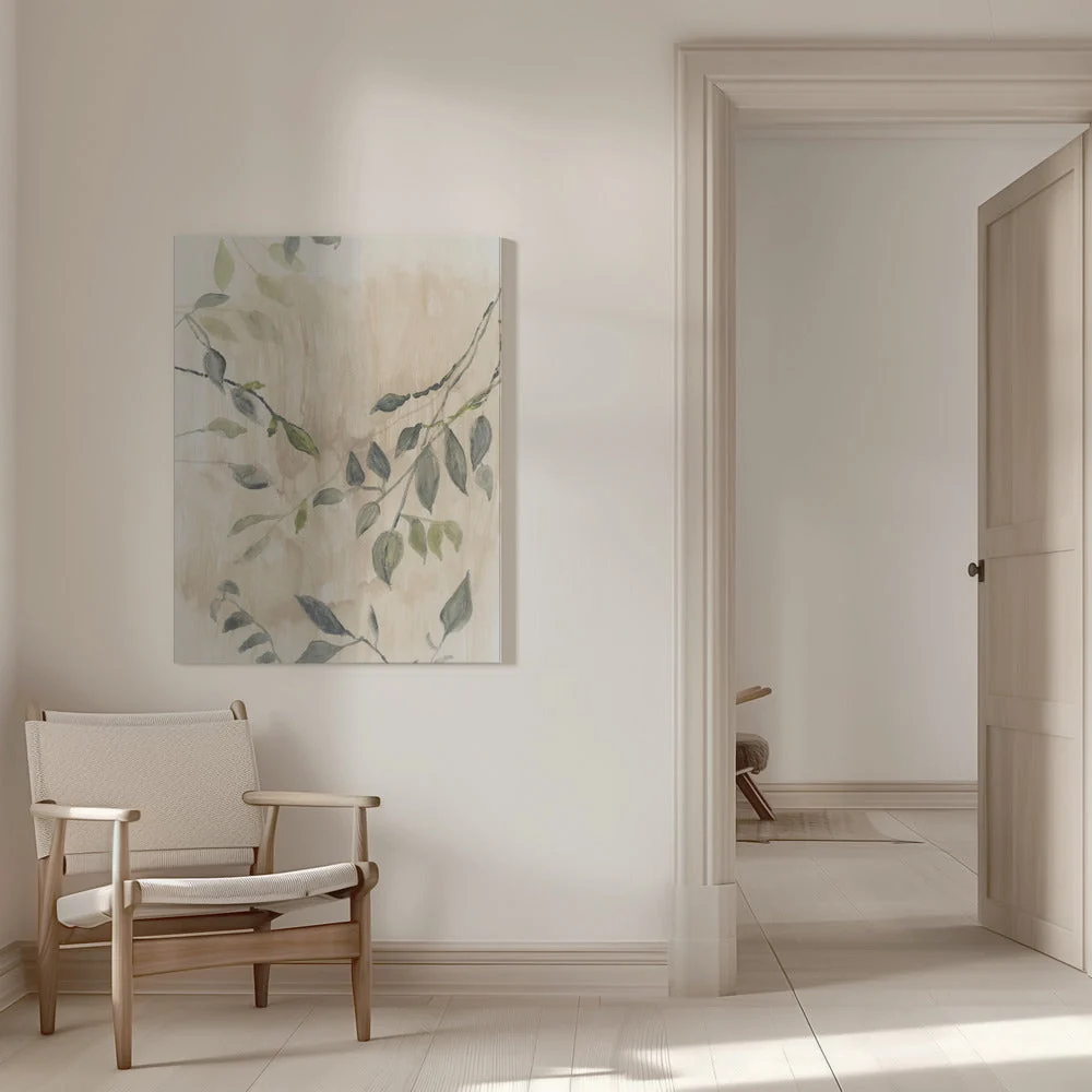 Wall art Colour Washed Leaves No1 - Image 9
