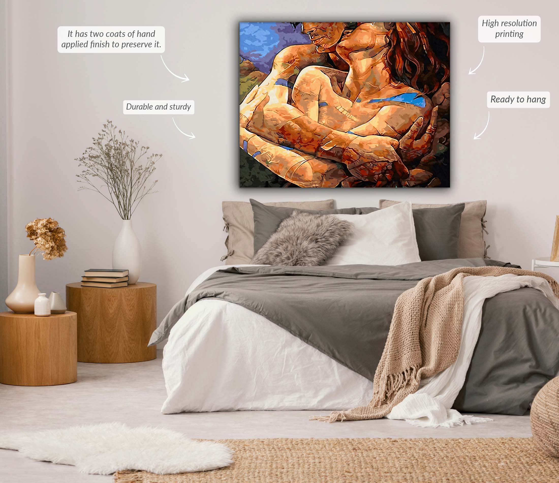 Wall Art Decor - Intimacy-Fine Art Canvas - Image 3